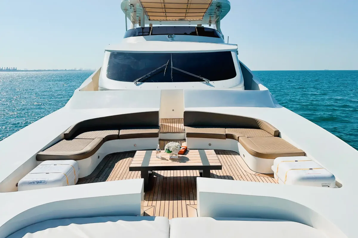 Dubai Yacht Stardom Bow Area