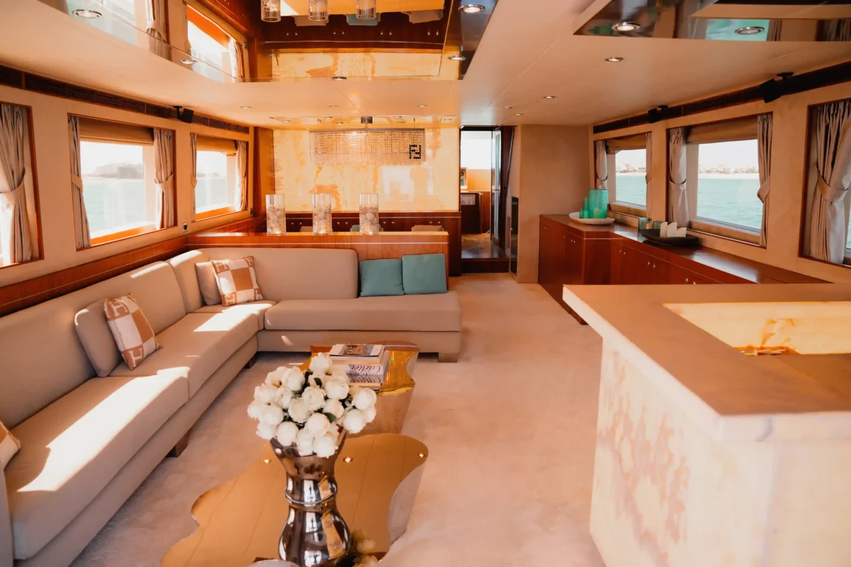 Dubai Yacht interior