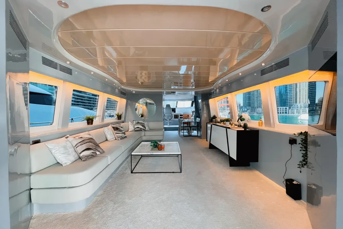 Dubai Yacht Starlight upper deck