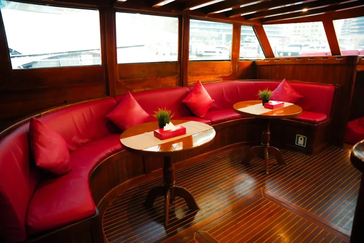 Dubai Yacht Azure salon sitting area