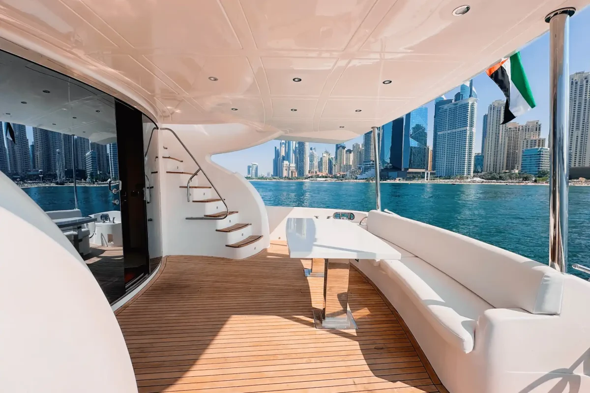 Dubai Yacht Solana Aft Deck