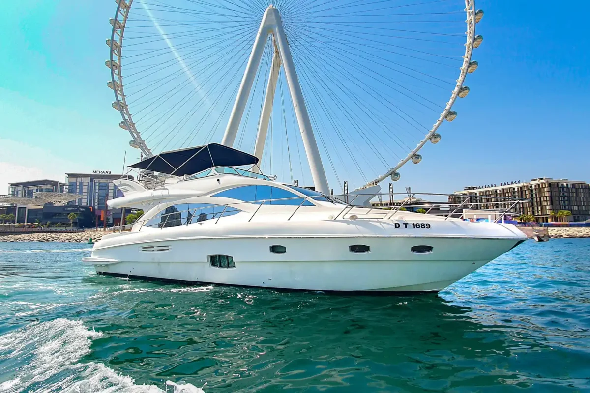 Dubai Yacht Iris exterior and interior