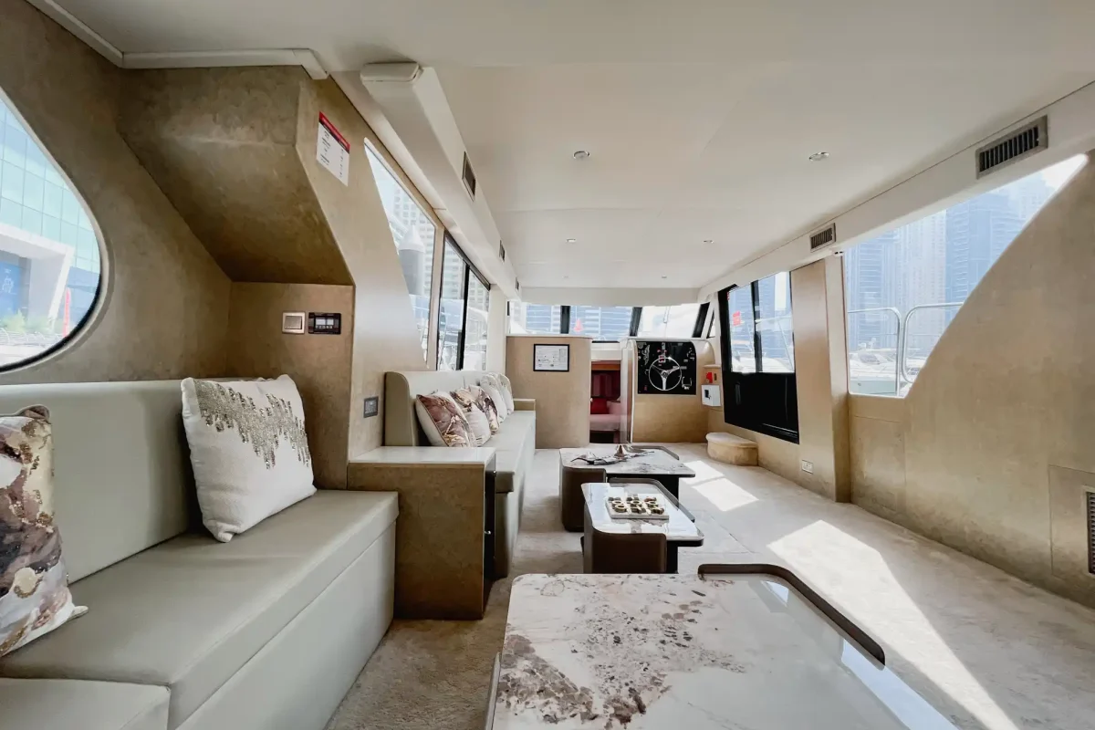 Dubai Yacht Aries interior