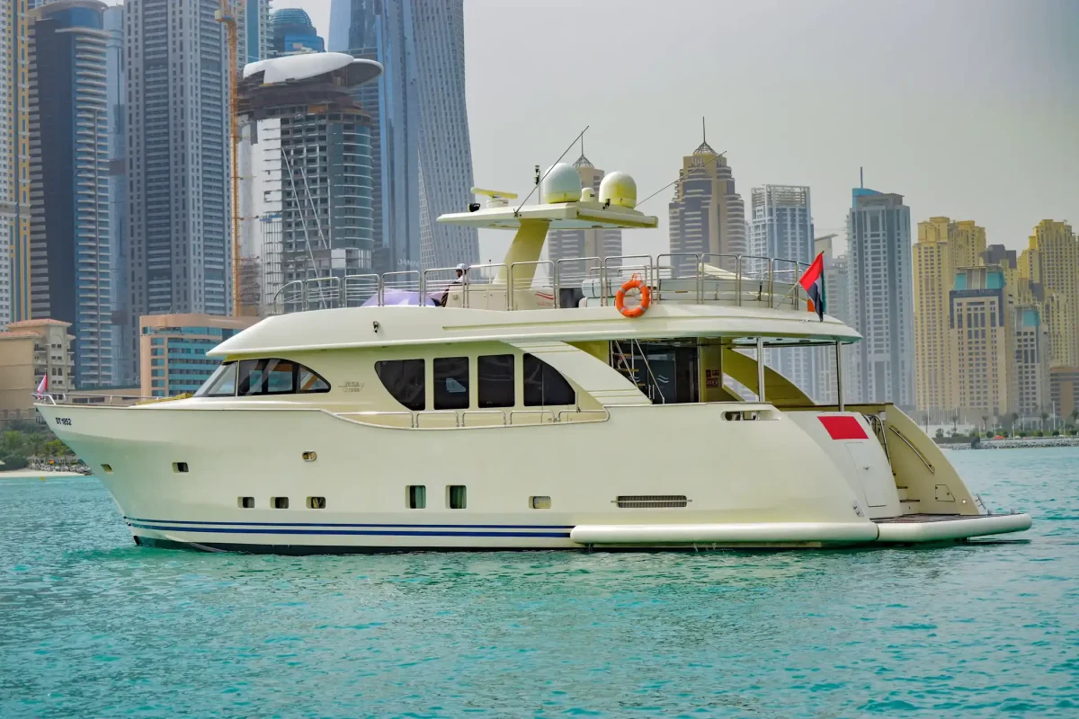 Dubai Yacht Freedom side view