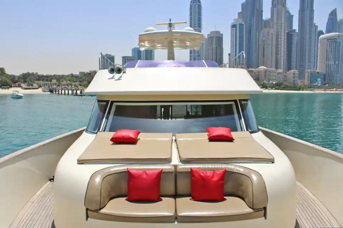 Dubai Yacht Freedom Bow Area